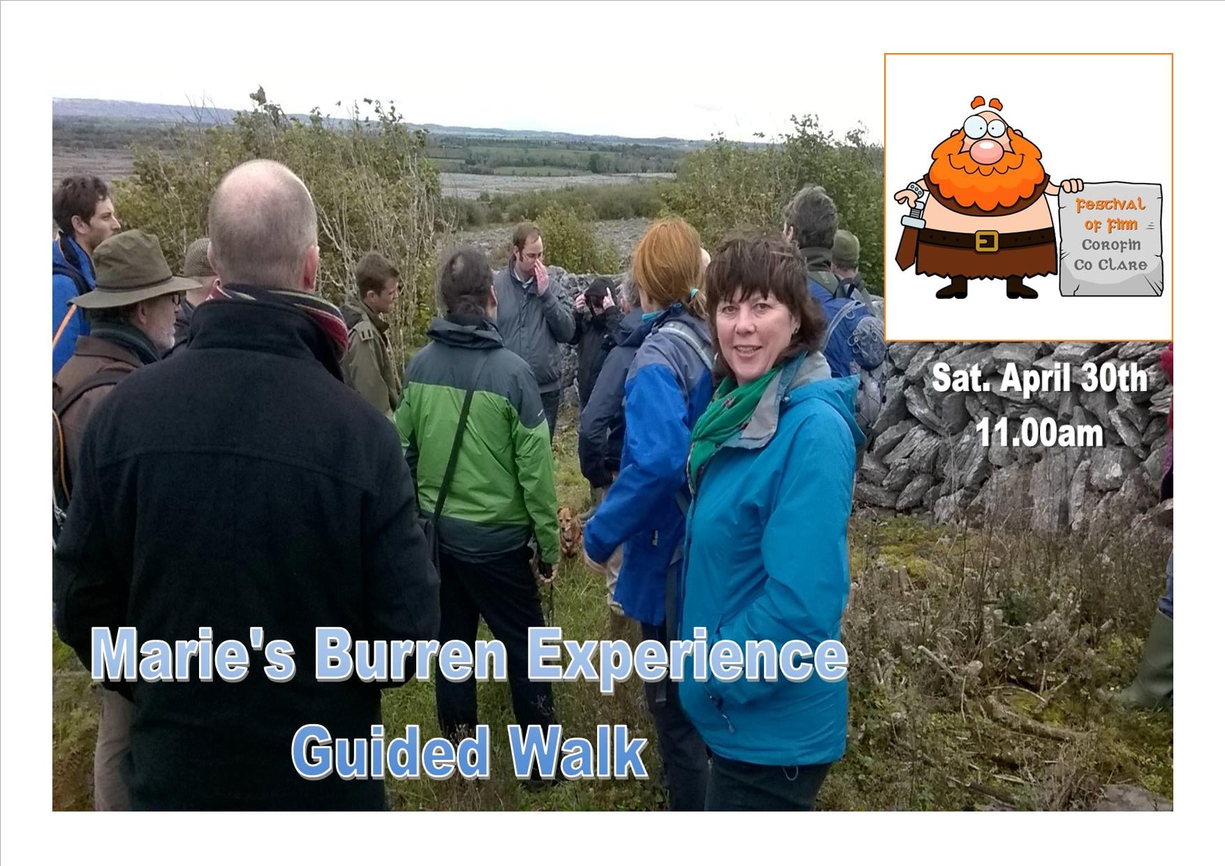 Marie's Burren Experience Guided Walk, Festival of Finn, Corofin 2022